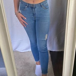 H And M Distressed Skinny Jeans